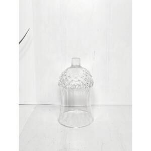 Vintage Peg Votive Cup Candle Holder, Large Clear Diamond Bottom Home Interiors
